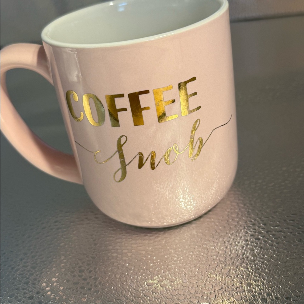 Pink Coffee Snob Mug